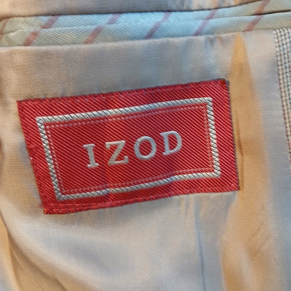 Izod Men's Sports Coat Blazer 2 Button Brown Sz  Small GUC - Picture 6 of 7